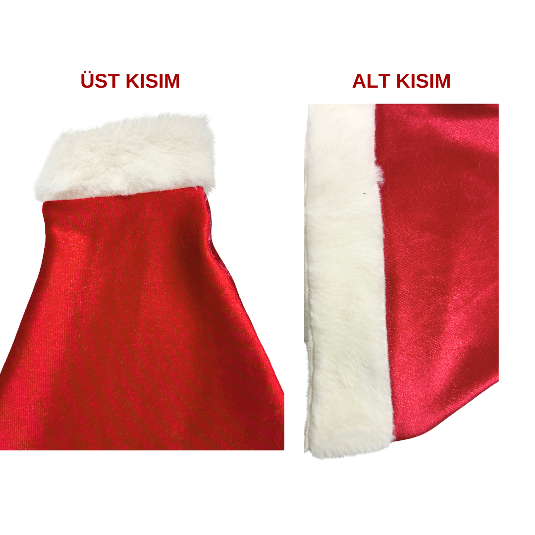 Unisex Seksi Kadife Yılbaşı Şapkası