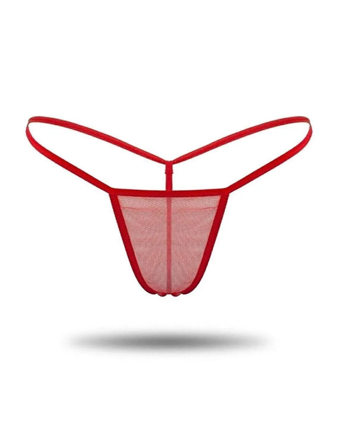 Kadın 3'lü Transparan Tül String