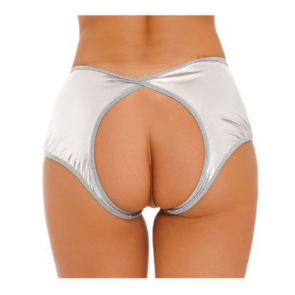 Fantezi Gümüş Özel Bölgeleri Açık Parlak Külot