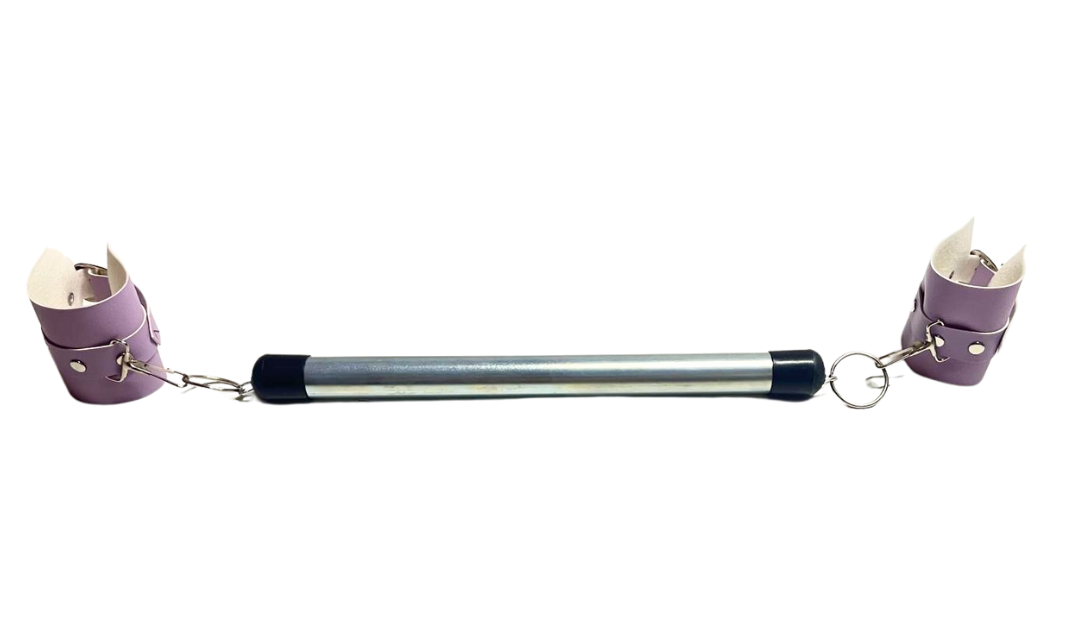 Fantezi Seksi Deri Borulu Lila El Kelepçesi